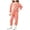 Pink, variant on Cethrio Girls Thermal Pajama Sets, Long Sleeve 2 Piece Pullover Winter Girls' Sleepwear Pink Size 6