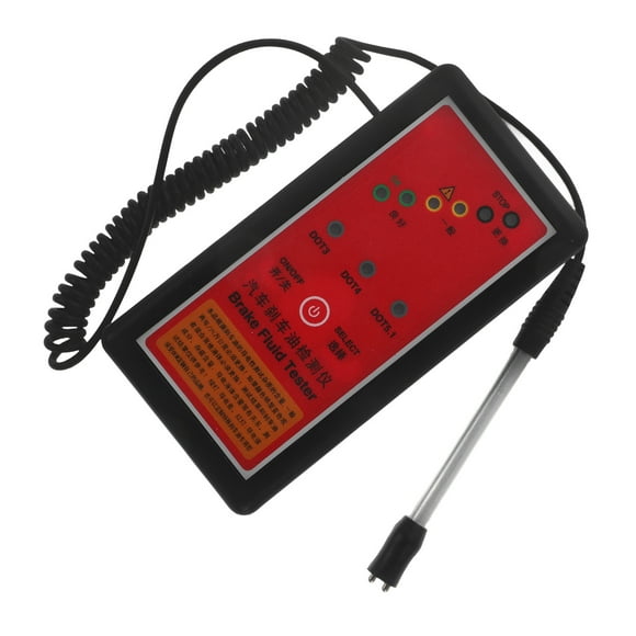 Minkissy Brake Fluid Liquid Tester Pen Black Accurate Moisture Measurement for Automotive Brake Systems