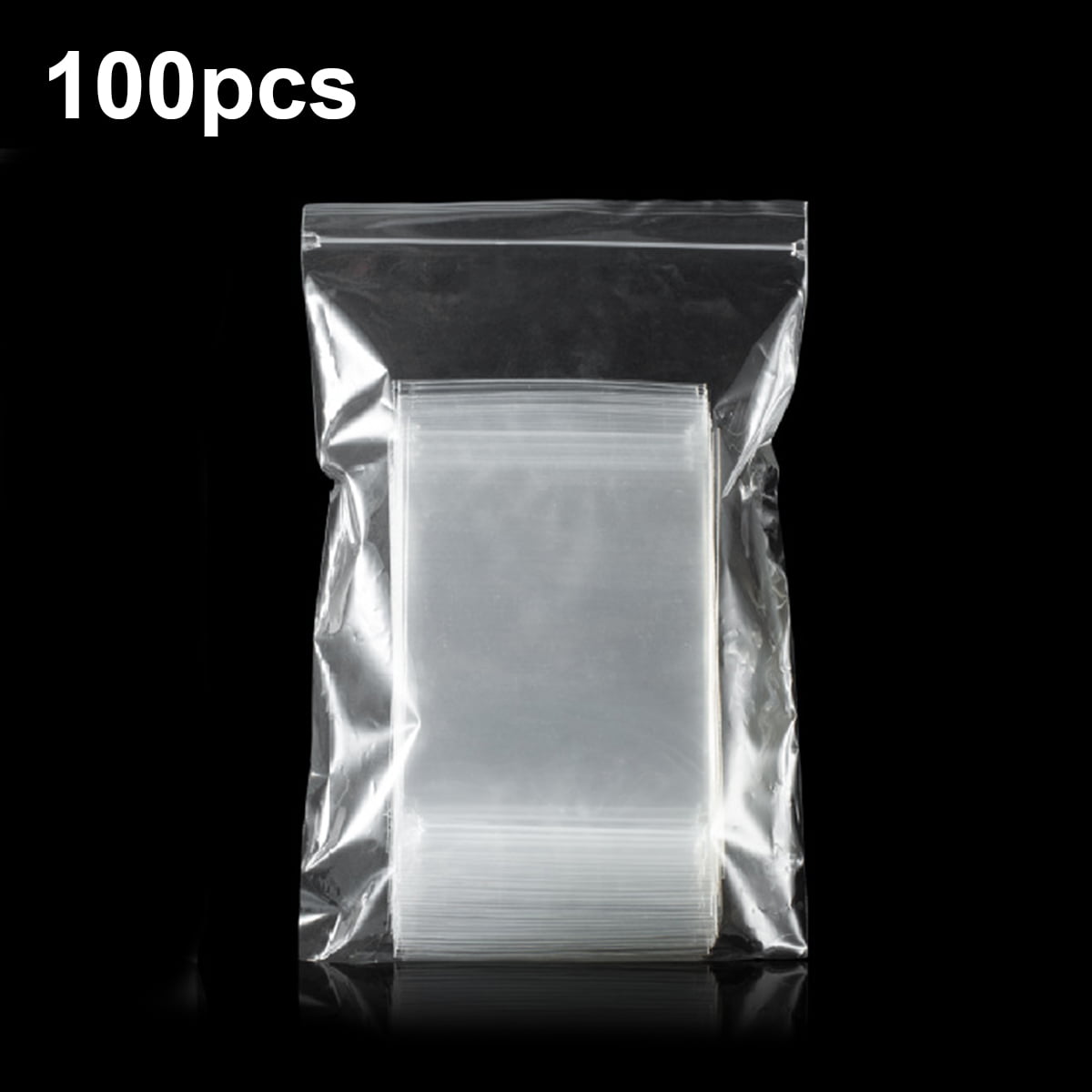Ziplock Bags 1 1/2" x 1 1/2" Clear Plastic Resealable 5,000 Reclosable 2 mil USA