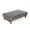 Walnut/Slate, variant on Noble House Clare Microfiber and Wood Cocktail Ottoman, Brown and Walnut