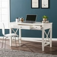 thumbnail image 2 of Larksmill Writing Desk - Modern Farmhouse Style - White, 2 of 3