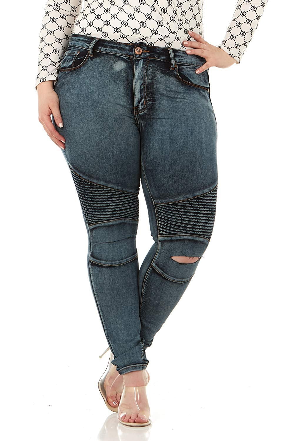dark blue skinny stretch jeans