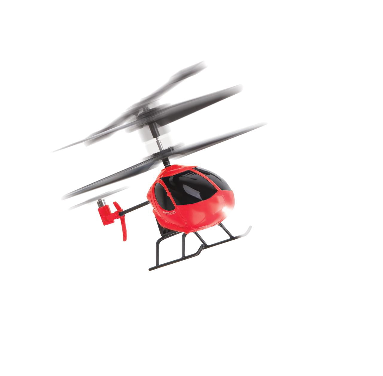 Voyage Aeronautics Micro RC Helicopter Pocket Flyer for Kids and Adults, Gesture Control, Red
