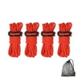 thumbnail image 1 of 4pcs 3.5m*4mm Camping Reflective Tent Ropes Set Drawstring Wind Ropes with Aluminum Alloy Buckle Outdoor Accessories, 1 of 8
