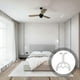 thumbnail image 4 of 5pcs Replacement Fan Blade Arms Ceiling Fan Blade Support Fan Blades Repair Supply, 4 of 4