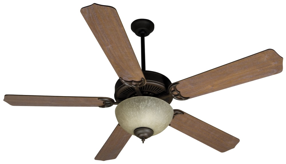 Pro Builder 208 52'' Ceiling Fan Kit with Light Kit in Oiled Bronze by