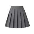 thumbnail image 2 of Girls Skort with Built-in Shorts hoksml Pleated Uniform Mini Back to School Stretch Elastic Waist, 2 of 7