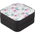 thumbnail image 3 of Peony Wildflowers Travel Jewelry Box Small Portable Jewelry Case for Ring Earring Necklace Jewellery Organizer Storage for Women Girls Women Gifts, 3 of 7