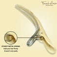 thumbnail image 3 of French Amie Large Brill Beak Handmade Salon Hinge Hair Side Slider, 3 of 29