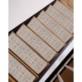 thumbnail image 7 of Stair Treads for Wooden Steps, Vintage Boho Peel and Stick Stair Treads with Adhesive, Retro Southwestern Ethnic Mexican Floral Non Slip Indoor Stairs Runner Rugs Mats for Elders Dogs 8"x30"4PCS, 7 of 7