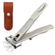 thumbnail image 1 of BRIGHTFUFU Nail Clipper 360 grados cortador de uñas giratorios de la uña recortadora de manicura con estuche de cuero para hombres mujeres, 1 of 1
