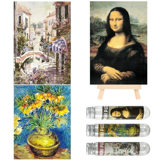 Rompecabezas BJScoe Mini, 150 piezas, pintura al óleo, 15 x 10 cm