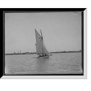 Historic Framed Print, Yacht Vesta - 3, 17-7/8" x 21-7/8"