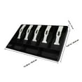 thumbnail image 2 of Mobutofu Multi-gird Cash Drawer Plastic Black Cash Register Box for Retail 1Pack, 2 of 8
