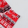 thumbnail image 4 of Luwomo Christmas Pajamas 2 Piece Sets Womens Santa All Print Lapel Long Sleeved and Long Pants Cardigan Loose Fit Homewear Regular Sleepwear,A-Red,L, 4 of 9