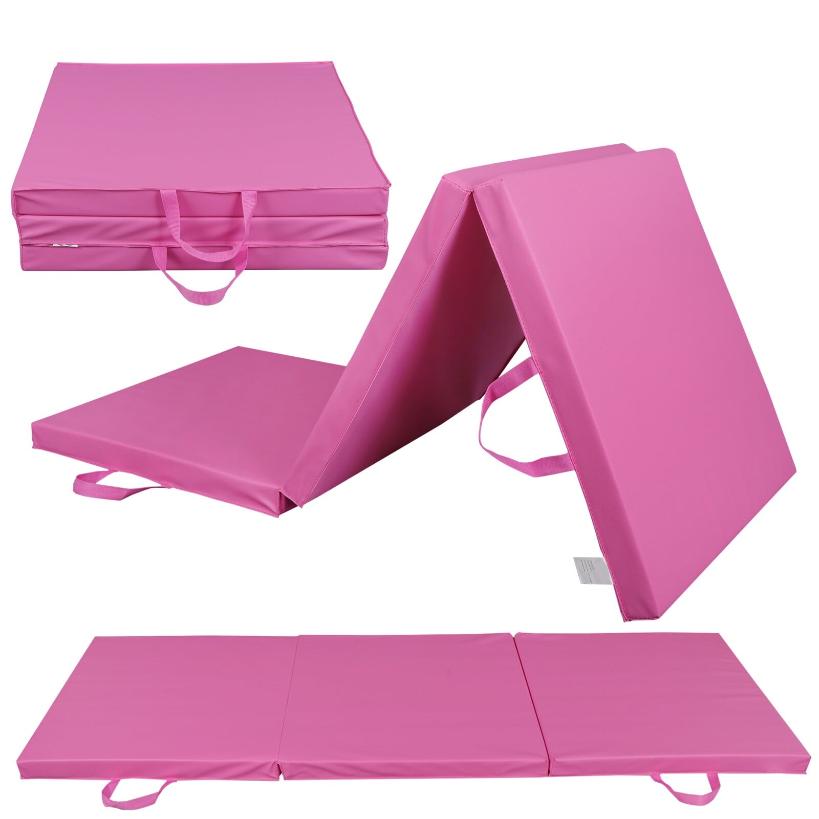 ZenSports 6'x2' Fitness Workout Padded Foldable Foam Gym Mat