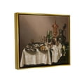 thumbnail image 3 of Stupell Industries Still Life with Gilt Cup Willem Claesz Classic Painting Painting Metallic Gold Floating Framed Canvas Print Wall Art, Design by one1000paintings, 3 of 9
