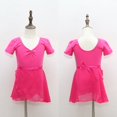 thumbnail image 1 of Ropa de baile para niñas, mujeres, primavera y otoño, manga larga, verano, manga corta, ropa de práctica para niñas, vestido con volantes, ballet para niñas, 1 of 2