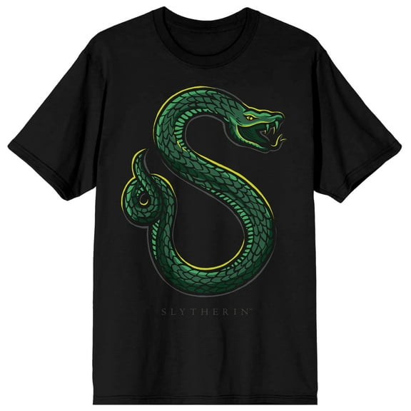 Harry Potter Slytherin Two Puff Ink Men's Black Tee - M