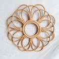 thumbnail image 3 of Rattan Innovative Art Decoration Makeup Mirror Bedroom Wall Hanging Mirrors, 3 of 7