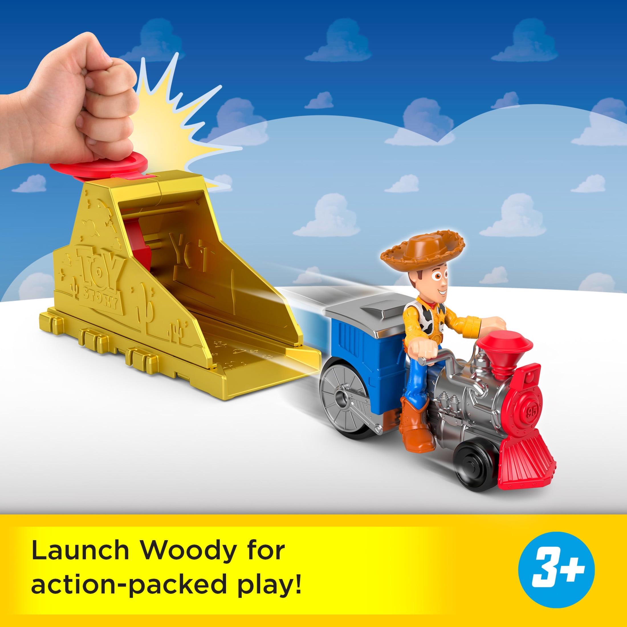 Disney and Pixar Toy Story Launcher Set with Woody Figure
