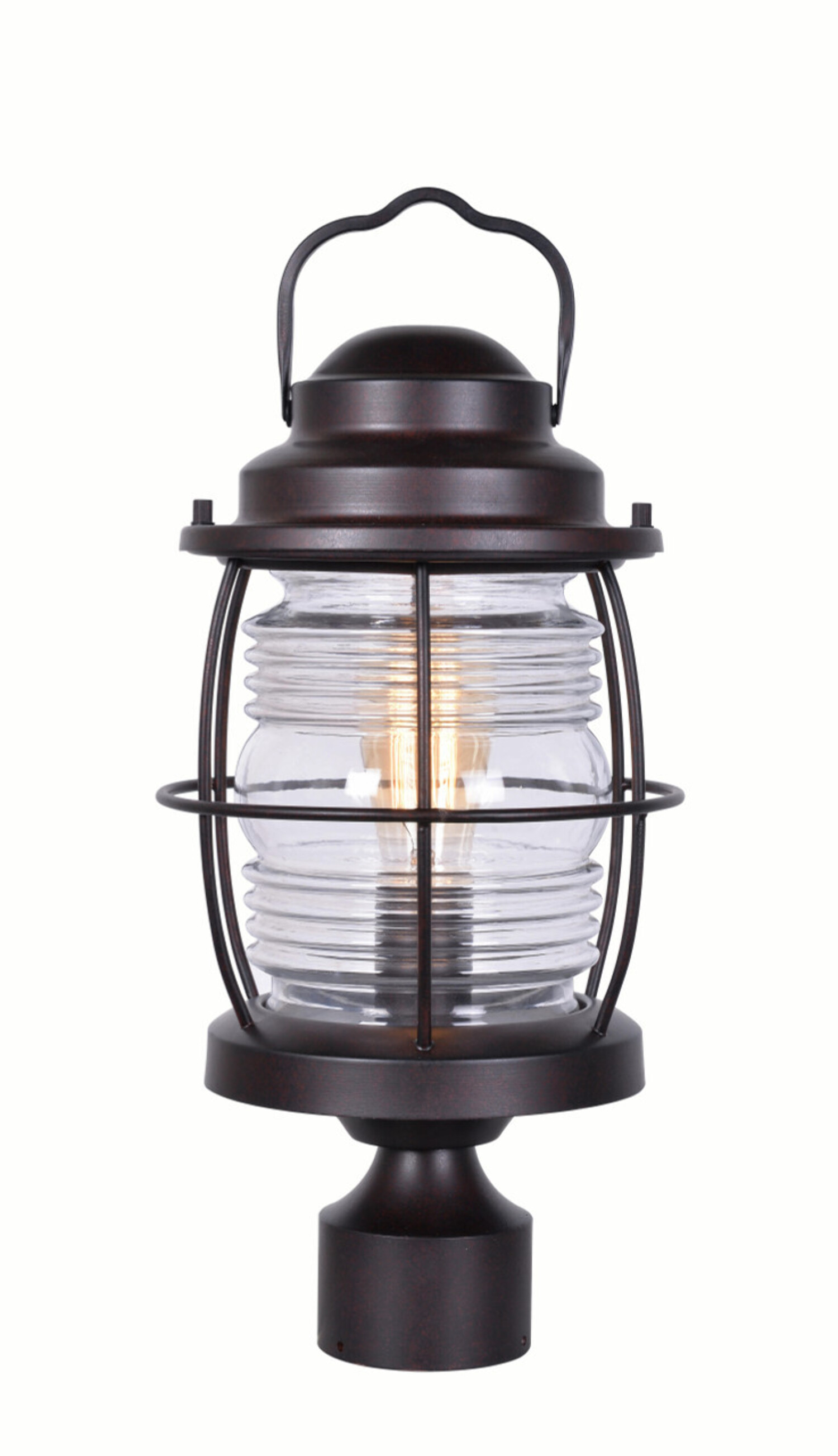 Beacon 1 Light Post Lantern with Copper Finish - image 2 of 8