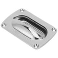 Flush Pull Handle 304 Stainless Steel Door Hardwares for Yacht Hatch RV