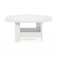 thumbnail image 5 of Furinno Simple Design Coffee Table with Storage Compartment, White, 5 of 6