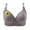Gray#women's workout bra, variant on Women Plus Size Bras Floral Print Wireless Bra Push Up Comfort Soft Underwear Breathable Daily Senior Bra 2025 Khaki,XXXXL