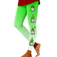 thumbnail image 4 of Shadoumai St Patricks Day Leggings For Women Casual Printed Shamrock Stretchy Irish Green Tights Tummy Control Workout Yoga Pants, 4 of 6