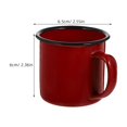 thumbnail image 2 of FONDOTIN 2Pcs Vintage Red Milk Cups Classic Retro Coffee Mugs Household Use Multi Function, 2 of 8