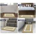 thumbnail image 7 of Smiry Luxury Microfiber Bathroom Rug Mat 20"x30" Soft Absorbent Bath Rug Non-Slip Plush Shaggy Bath Carpet,Beige, 7 of 7