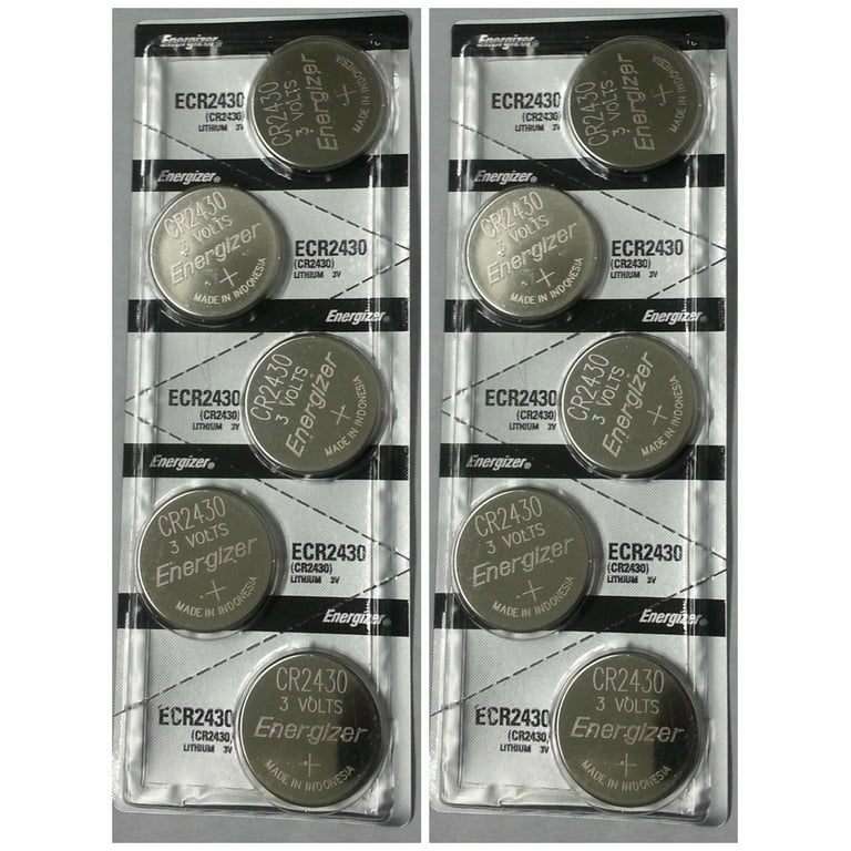 Energizer 2430 3 Volt Lithium Coin Batteries Pack