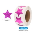 thumbnail image 2 of 1000 piezas de Etiquetas de Estrella Rojo Rosa/Plata de 1 Pulgada Autoadhesivas para Tienda y Hogar, 2 of 6