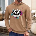 thumbnail image 1 of WILLBEST Sudaderas para Hombre, Moda Masculina, Informal, con Estampado Parcial, con Capucha, Manga Larga, con Cordón, Suéter con Capucha Mediana​​, 1 of 3