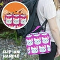 thumbnail image 3 of Bentology Lunch Box for Girls-Kids Insulated, Durable Kitty Cat Lunchbox Tote Bag Fits Bento Boxes, Jars & Bottles- Reusable School Lunch Sleeve Keeps Food Hotter or Colder Longer, 3 of 6