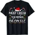 thumbnail image 1 of T-Shirt de Noël Famille Elf - comme sur l'Image - TG, 1 of 2