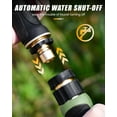 thumbnail image 4 of Garden Hose Nozzle, Heavy Duty Metal Water Hose Sprayer Nozzle with 9 Adjustable Spray Patterns, High Pressure Hand Sprayer for Watering Plants, Lawns, Car and Pet Washing (1, Green), 4 of 8