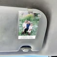 thumbnail image 3 of Custom Photo Sun Visor Clip Driving Accessory For Loved Ones Unique Picture Holder Car Interior Decoration Idea, 3 of 6