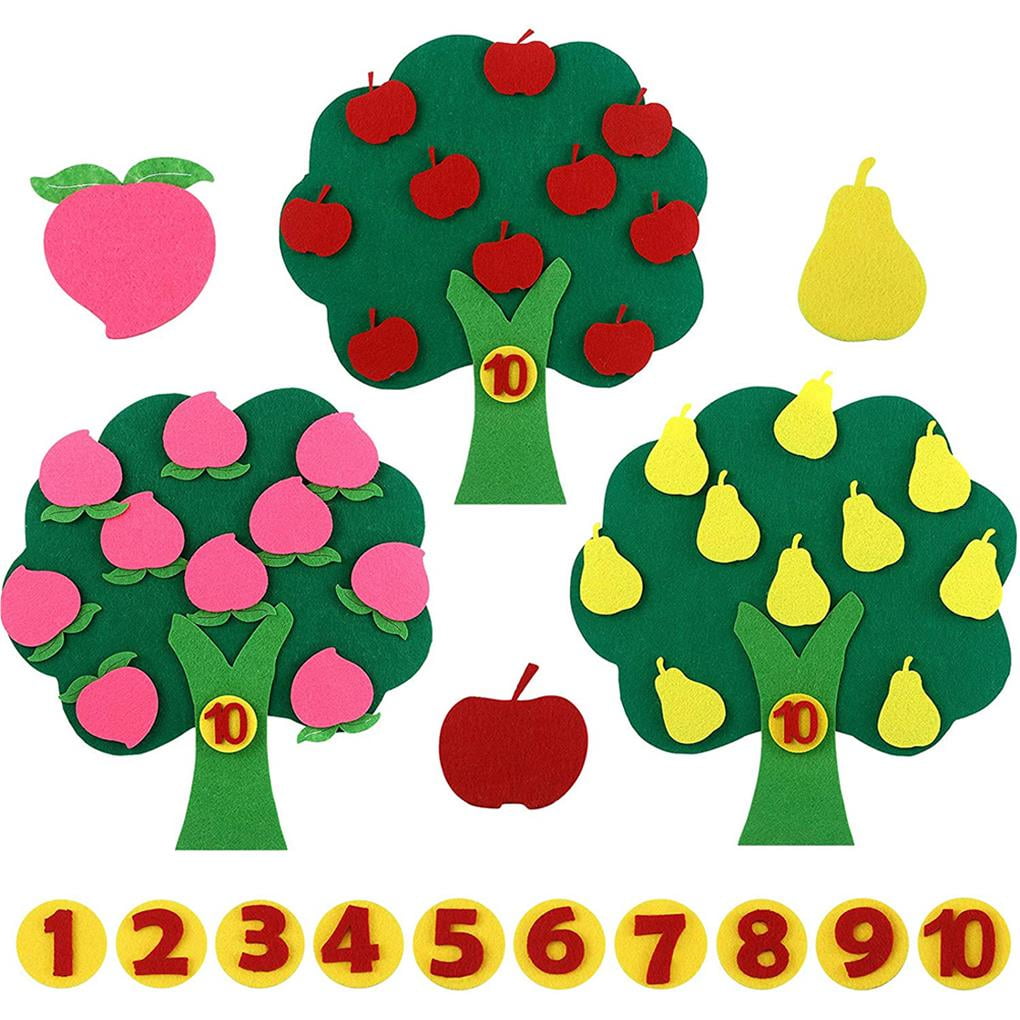 SOPOTUTU Tableau Feutre Pour Arbre à Fleurs Ensemble Activités Murales