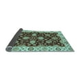 thumbnail image 2 of Ahgly Company Indoor Rectangle Oriental Light Blue Traditional Area Rugs, 2' x 5', 2 of 4