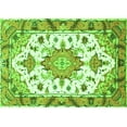 thumbnail image 1 of Ahgly Company Indoor Rectangle Medallion Green Traditional Area Rugs, 8' x 10', 1 of 1