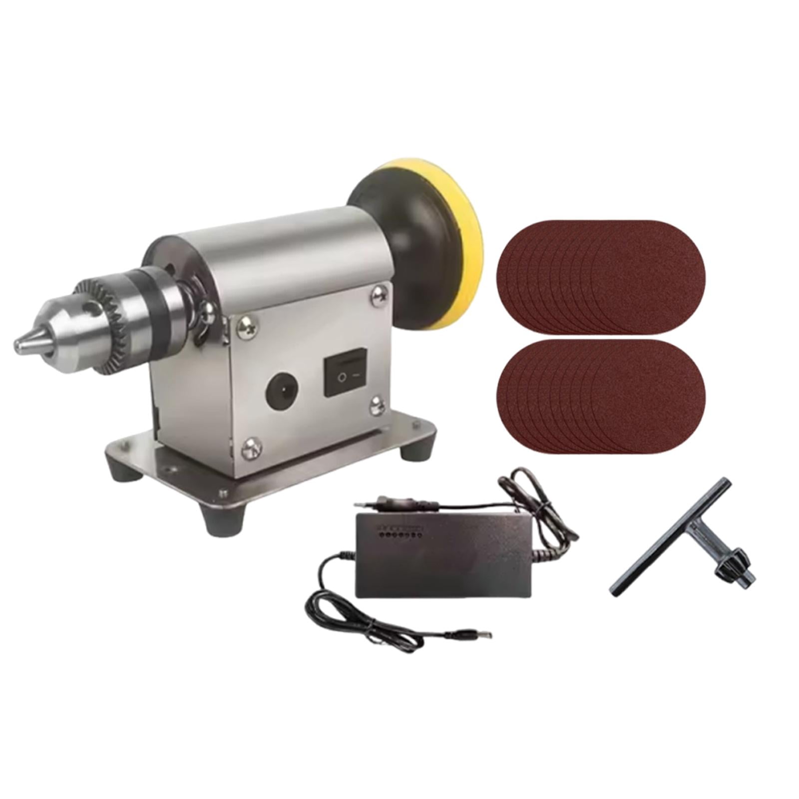 Miulika Bench Polisher Jewelry Polishing Machine Multifunction Grinder Adjustable Speed Professional Stainless Steel Tool Suitable for Jewelry Making for 150W 795 Motor