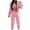 Pink, variant on Workout Sets for Women Clearance Thick and Warm Roomy Women's 2 Piece Outfits Comfortable Breathable Fall Women Jogging Suits 2 Piece Set Walmart Clearance