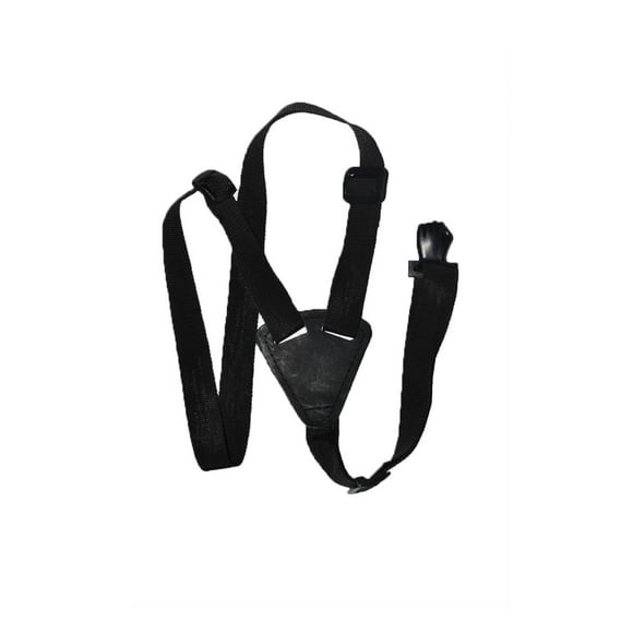 Tahalí para ukulele, cinta de nylon reforzado con napa y baqueta para mayor protección Kidam Color negro