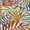Cream/Orange, variant on JONATHAN Y AMALFI COAST 2 x 8 Runner Rug, Tropics Palm Leaves - Gray/Blue, AMC100A-28