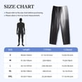 thumbnail image 4 of Xecao Monochrome Abstract Lines Print Men's Straight Lounge Pajama Pants - The Ultimate in Comfortable Sleepwear-Medium, 4 of 6