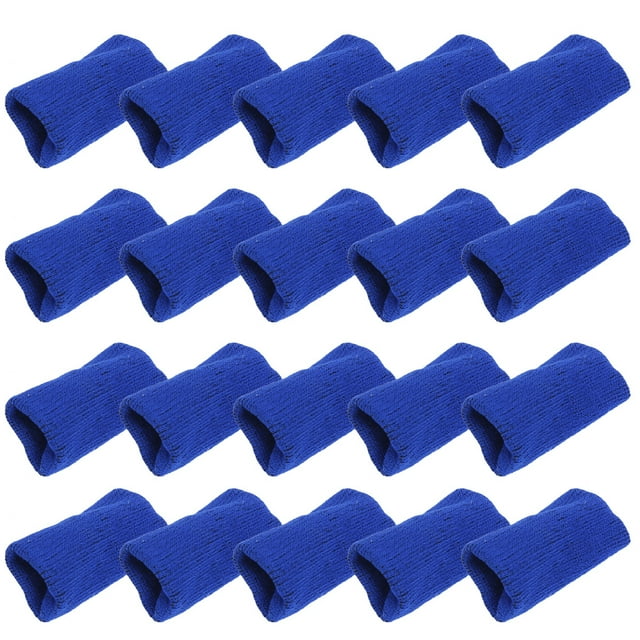 Mangas para dedos, 20 piezas de nailon tejido para dedos, protector de dedos deportivo, diseño exquisito