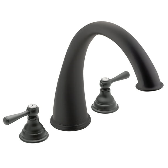 Kingsley Wrought Iron Two-handle Roman Tub Faucet