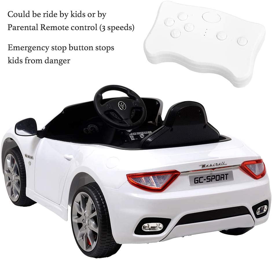 maserati grancab 12v electric ride on car with remote control